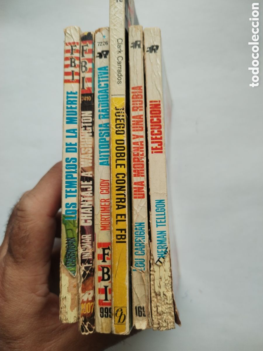 Libros de segunda mano: LOTE NOVELAS FBI/VARIOS AUTORES