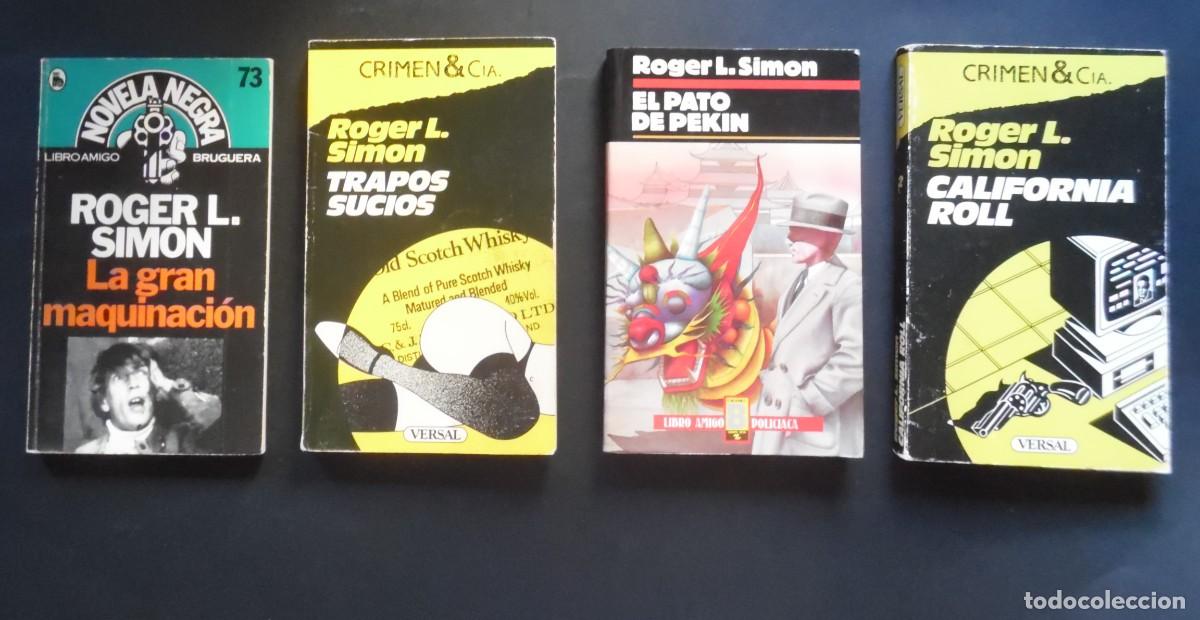 Gebrauchte B&uuml;cher: Serie detective Moses Wine, de Roger L. Simon: Gran maquinaci&oacute;n + Trapos + Pato Pek&iacute;n + California R
