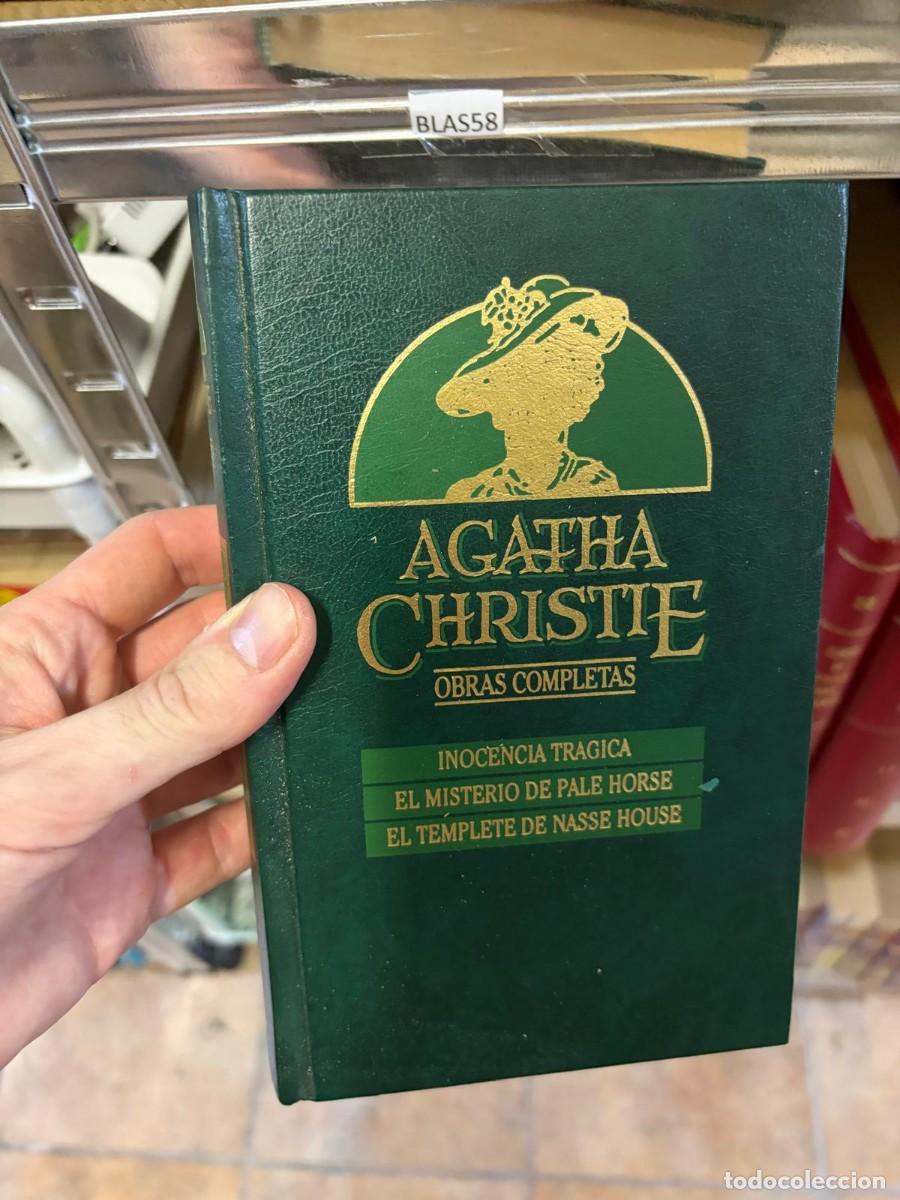 Libros de segunda mano: BLAS58 AGATHA CHRISTIE OBRAS COMPLETAS INOCENCIA TRAGICA EL MISTERIO DE PALE HORSE EL TEMPLETE DE