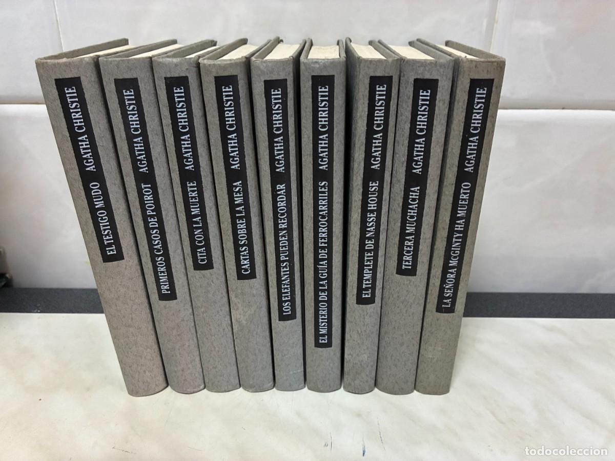 Libros de segunda mano: 9 LIBROS DE COLECCI&Oacute;N AGATHA CHRISTIE DE CIRCULO DE LECTORES. 1993. TITULOS Y EJEMPLARES DE LAS FOTO