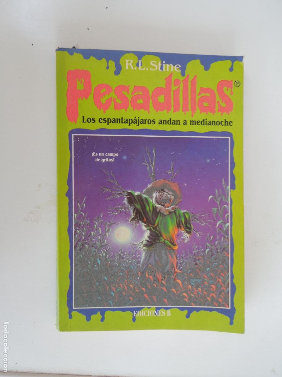 Libros de segunda mano: PESADILLAS , LOS ESPANTAP&Aacute;JAROS ANDAN A MEDIANOCHE - R.L. STINE - EDC B 1&ordf; EDC 1995
