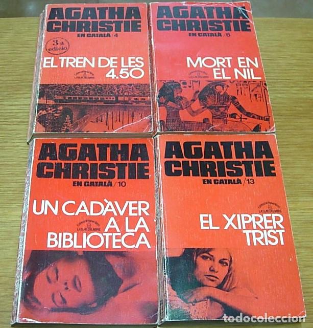 Libros de segunda mano: Lote de 4 Libros de AGATHA CHRISTIE en Catal&aacute;n