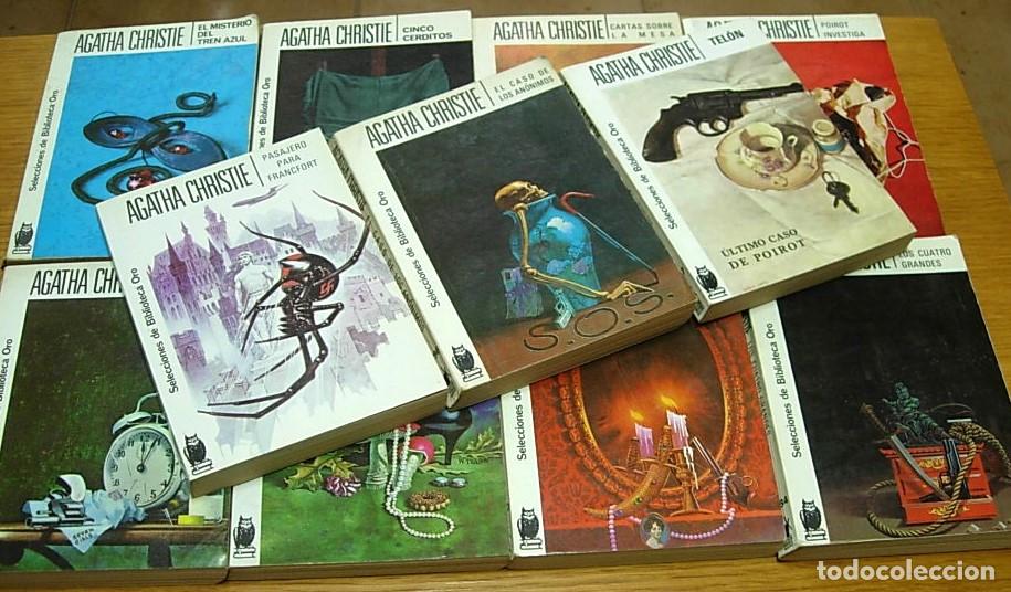 Libros de segunda mano: Lote de 11 Libros de AGATHA CHRISTIE Editorial Molino Selecciones Biblioteca Oro + libro extra