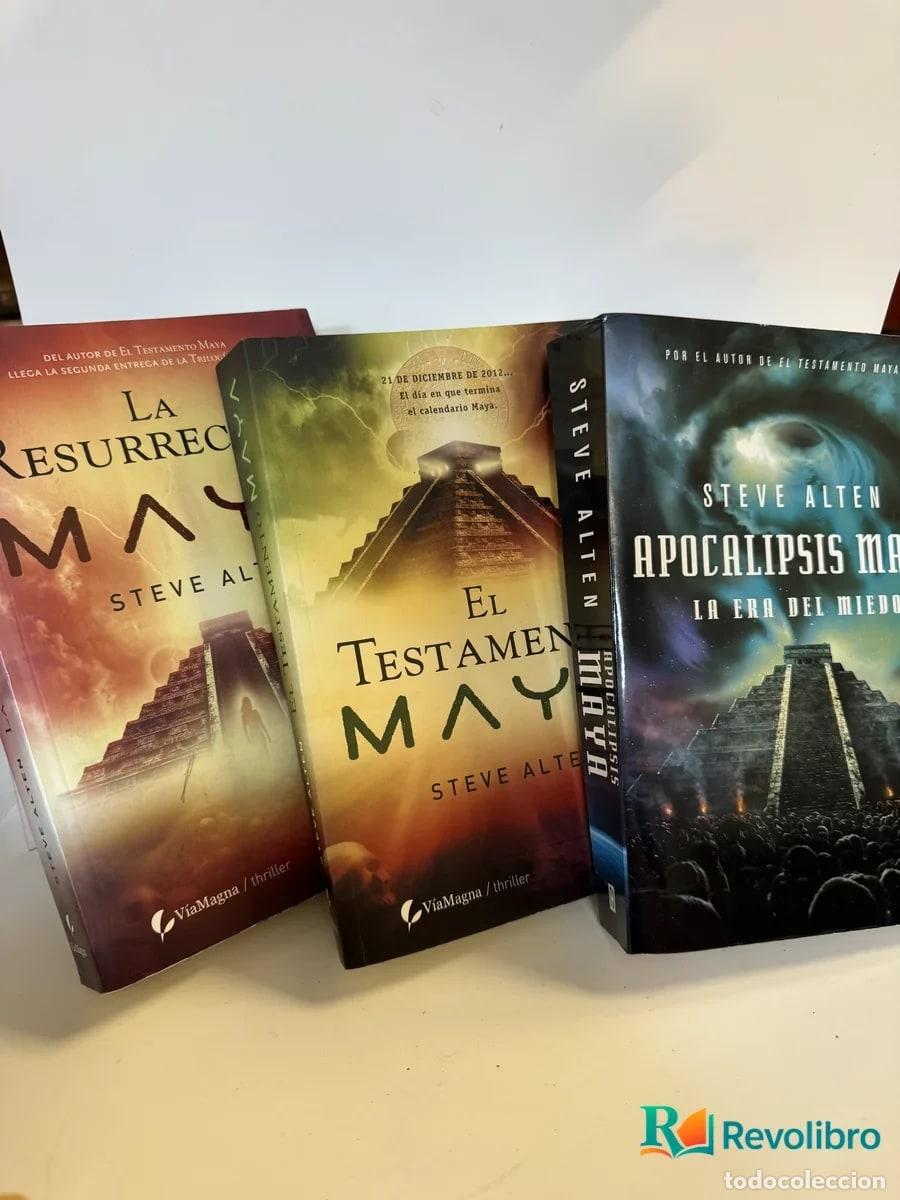 Libros de segunda mano: Lote trilog&iacute;a el testamento Maya - Steve Alten