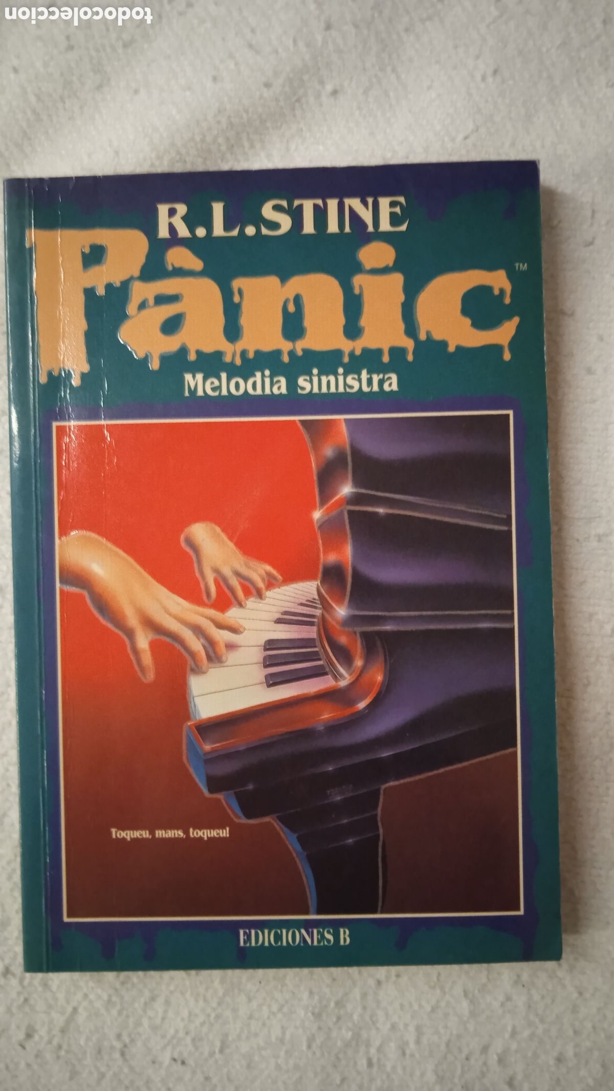 Libros de segunda mano: R.L. Stine &ndash; P&agrave;nic: Melod&iacute;a siniestra | Ediciones B | Libro juvenil de terror y misterio c&aacute;tala