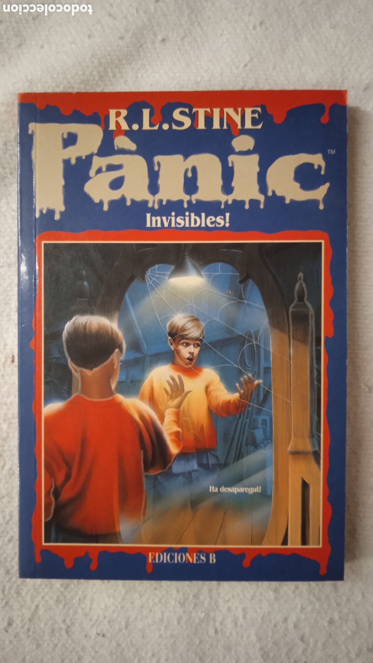 Libros de segunda mano: R.L. Stine &ndash; &iexcl;Invisibles! | Colecci&oacute;n P&agrave;nic | Ediciones B | Libro juvenil de terror suspense c&aacute;tala