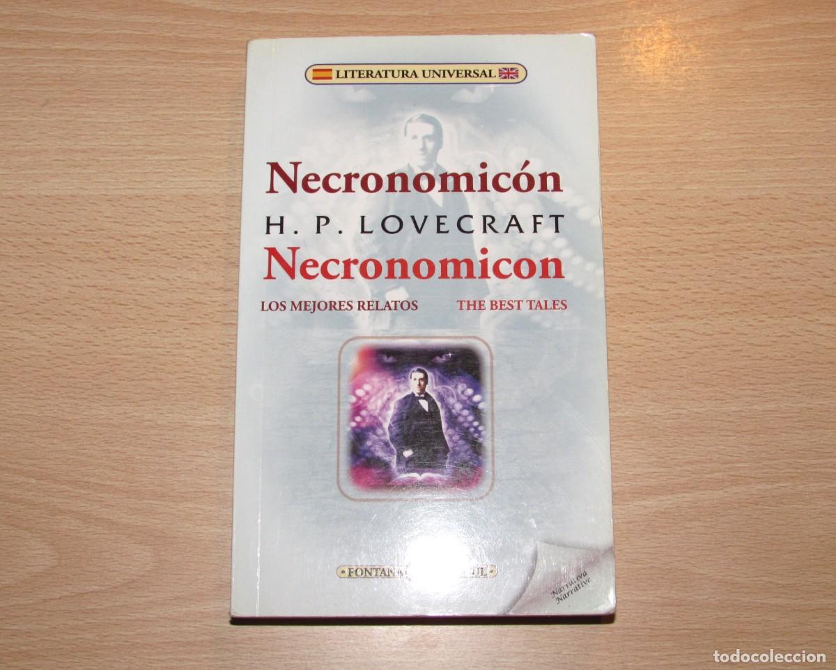 Libros de segunda mano: Necronomic&oacute;n. Los mejores relatos H.P Lovecraft Olmak Trade Fontana biling&uuml;e 2016 ingl&eacute;s espa&ntilde;ol