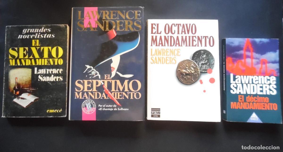 Libros de segunda mano: Lawrence Sanders, serie negra completa los Mandamientos: El sexto, El s&eacute;ptimo, El octavo y el d&eacute;cimo