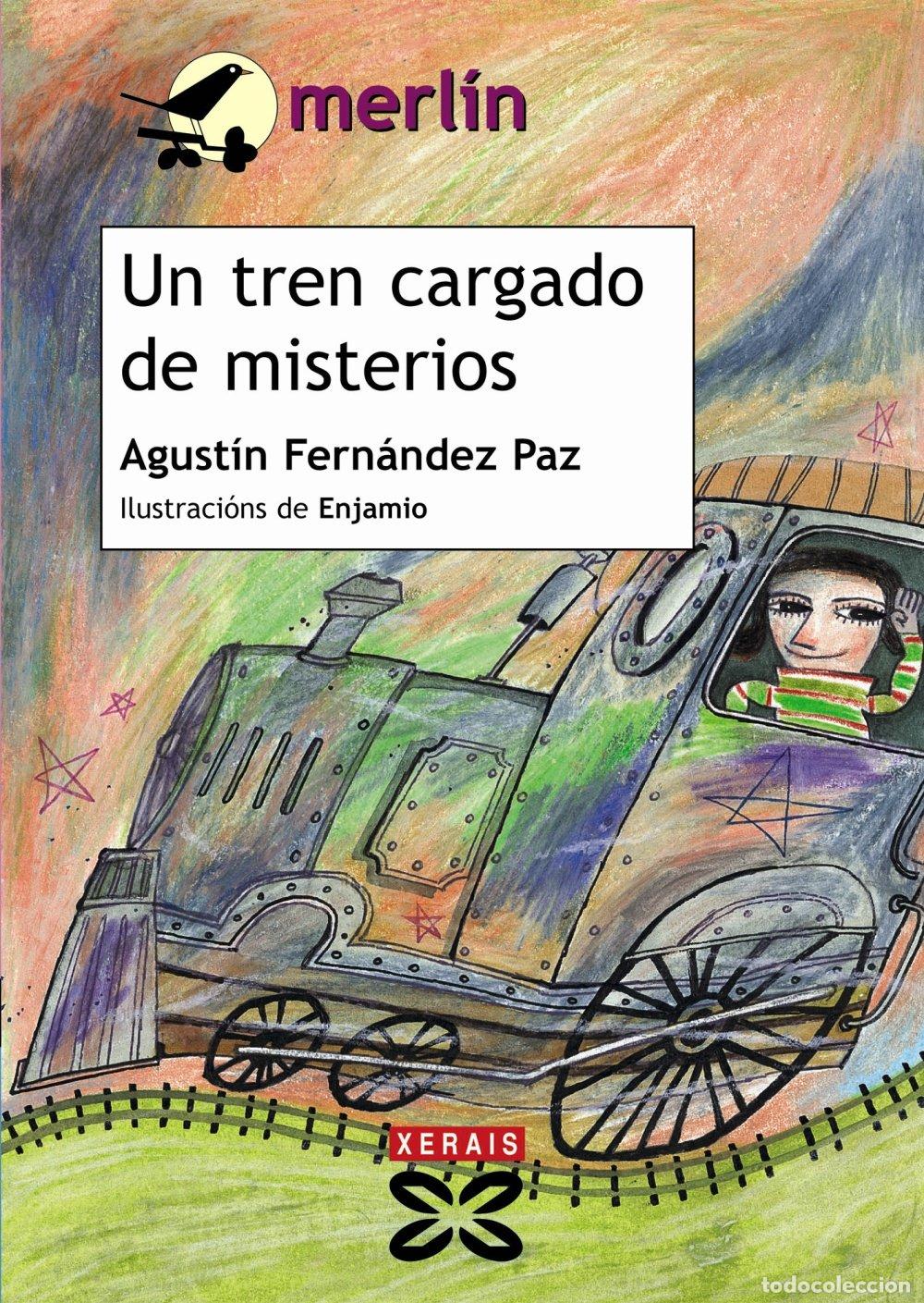 Libros de segunda mano: Un Tren Cargado de Misterios - Enjamio - Edici&oacute;ns Xerais - Infantil e Xuvenil - Merl&iacute;n