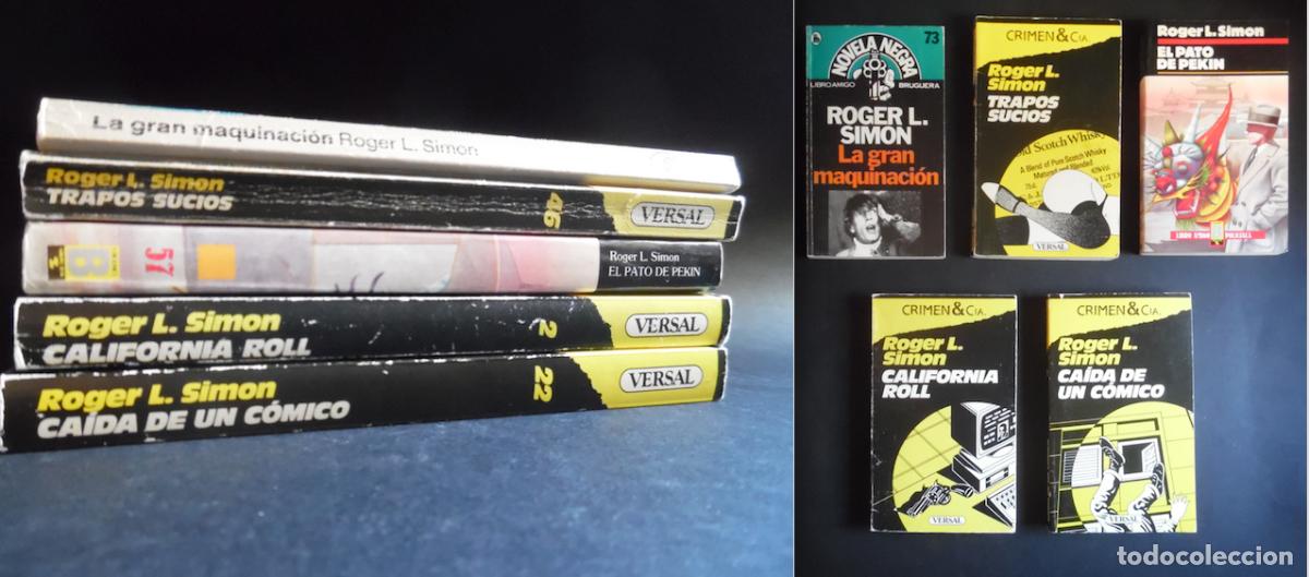 Gebrauchte B&uuml;cher: Serie detective Moses Wine, de Roger L. Simon: Gran maquinaci&oacute;n + Trapos + Pato Pek&iacute;n + California R