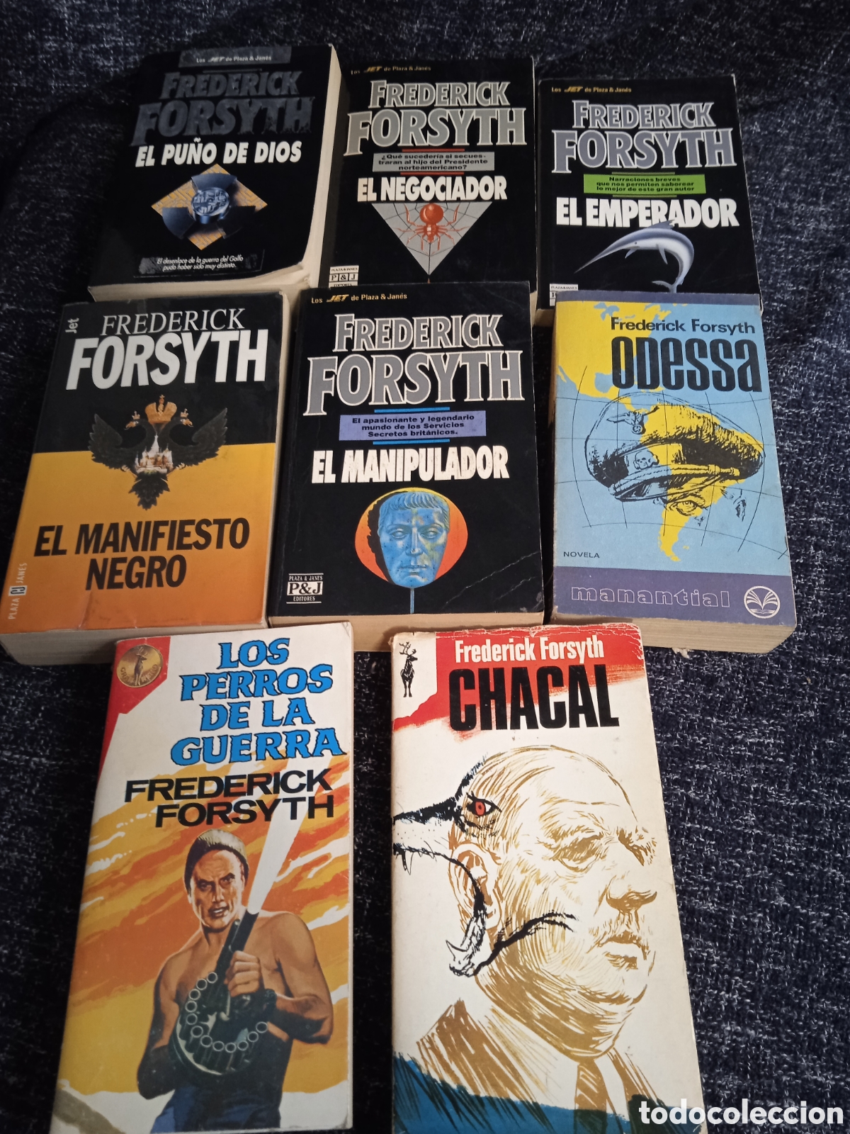 Libros de segunda mano: FREDERICK FORSYTH -LOTE DE 8 LIBROS