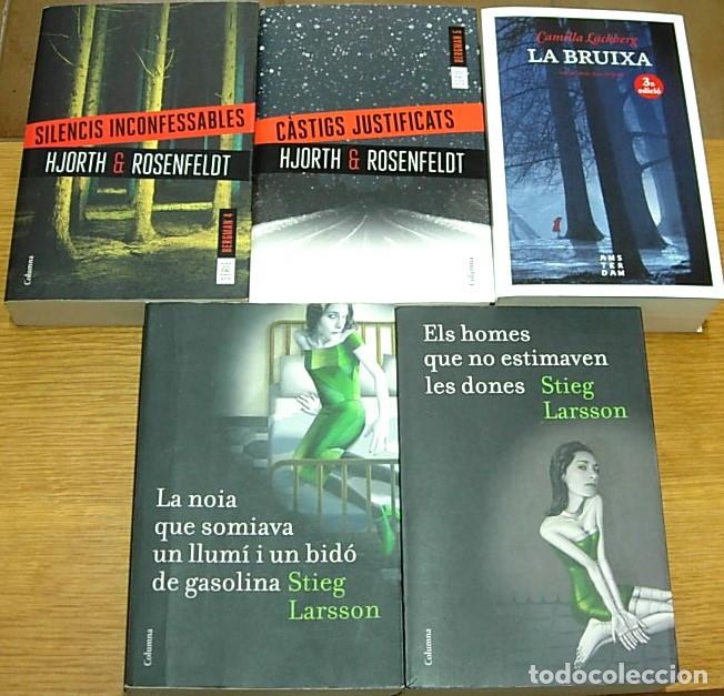 Libros de segunda mano: Lote 5 Libros Novela Negra Escandinava CAMILLA L&Auml;CKBERG STIEG LARSSON HJORTH & ROSENFELDT en Catal&agrave;