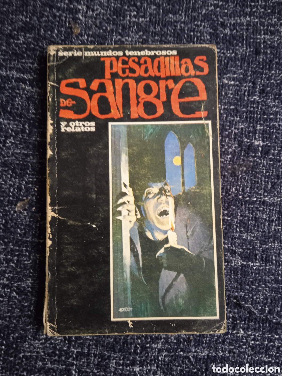 Libros de segunda mano: MUNDOS TENEBROSOS - PESADILLAS DE SANGRE Y OTROS RELATOS. -ED. RUMEU