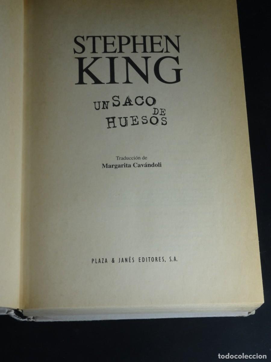 Libros de segunda mano: STEPHEN KING, UN SACO DE HUESOS, ED PLAZA & JANES, VER FOTOS