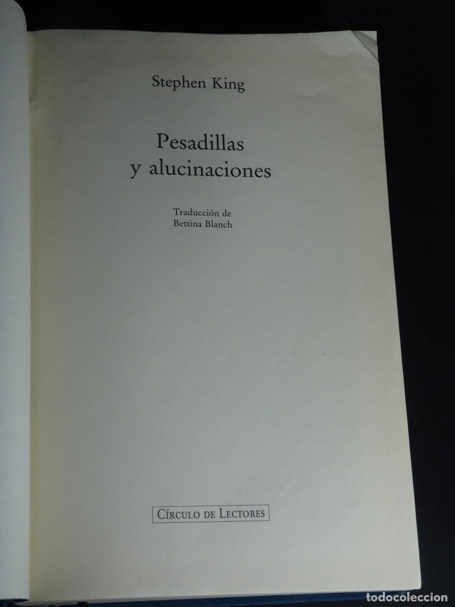 Libros de segunda mano: PESADILLAS Y ALUCINACIONES, STEPHEN KING, C&Iacute;RCULO DE LECTORES, VER FOTOS
