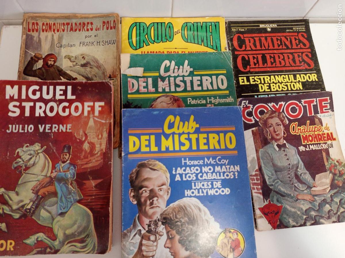 Libros de segunda mano: LOTE ANTIGUAS NOVELAS VARIAS ANTIGUAS CIRCULO DEL CRIMEN LLAMADA PARA UN MUERTO
