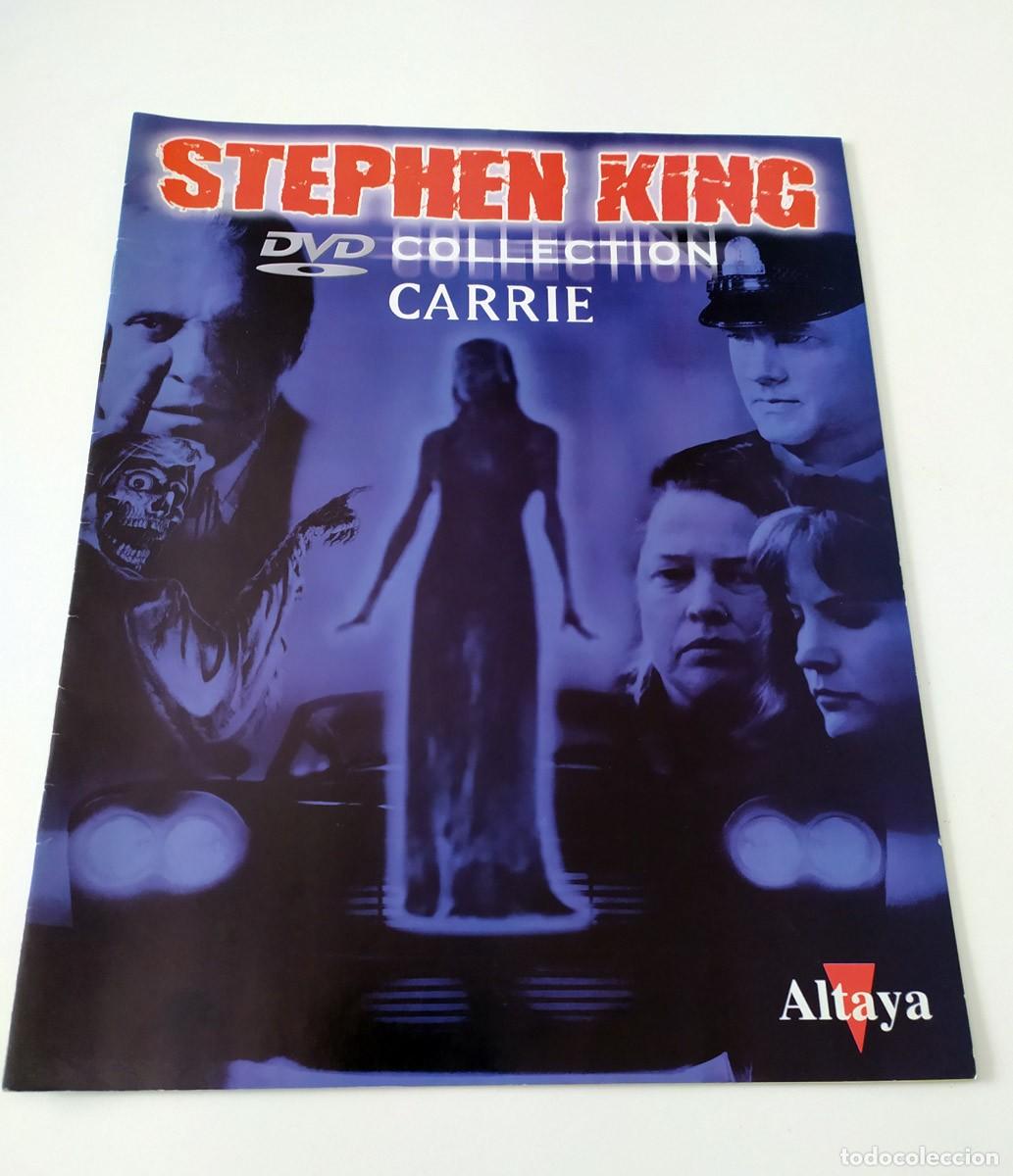 Libros de segunda mano: FOLLETO PUBLICITARIO STEPHEN KING DVD COLLECTION CARRIE