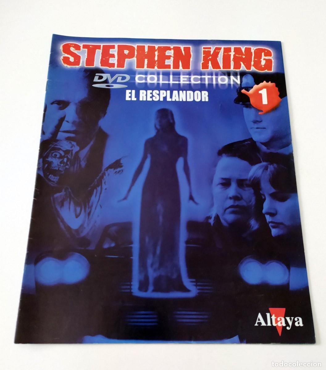 Libros de segunda mano: FOLLETO PUBLICITARIO STEPHEN KING DVD COLLECTION EL RESPLANDOR JACK NICHOLSON STANLEY KUBRICK