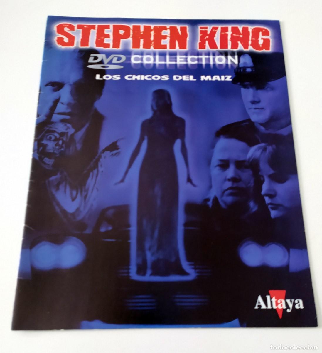 Libros de segunda mano: FOLLETO PUBLICITARIO STEPHEN KING DVD COLLECTION LOS CHICOS DEL MA&Iacute;Z