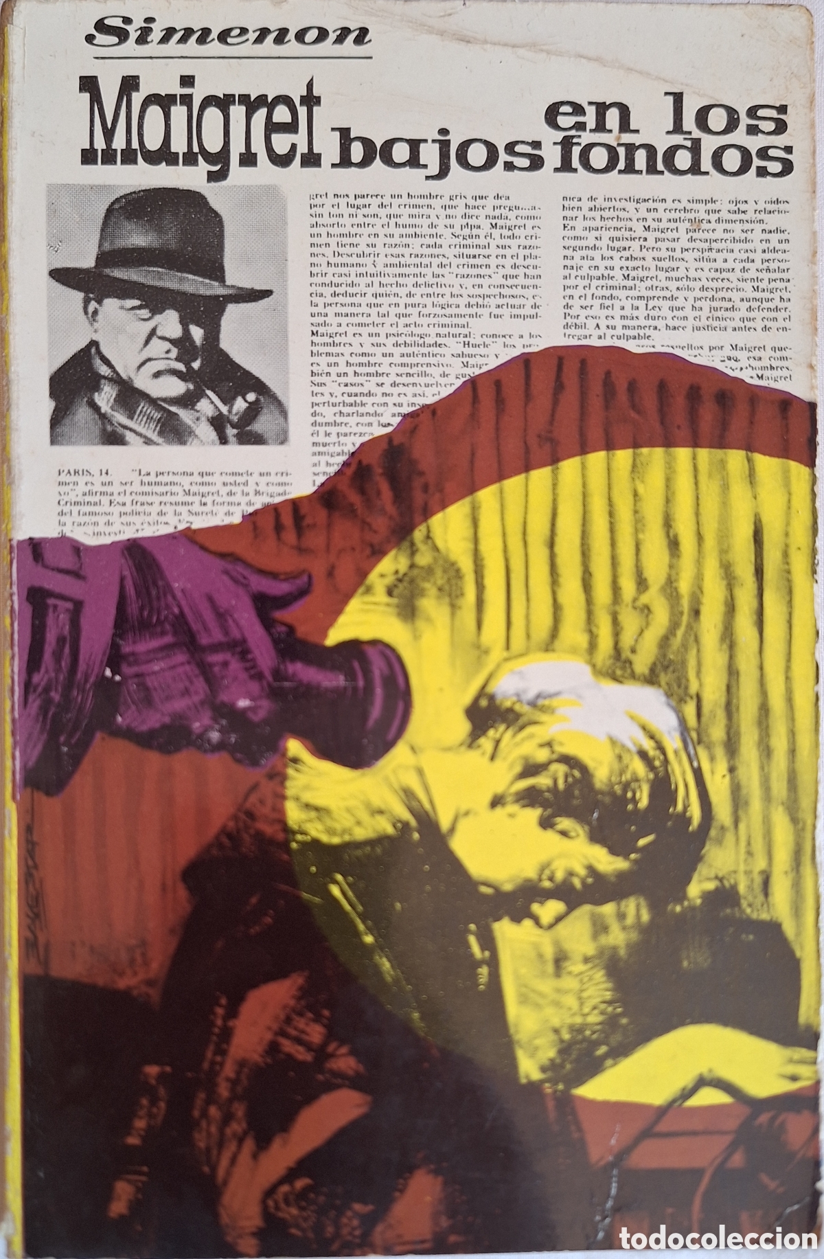 Libros de segunda mano: MAIGRET EN LOS BAJOS FONDOS - SIMENON - ED. LUIS DE CARALT 1964