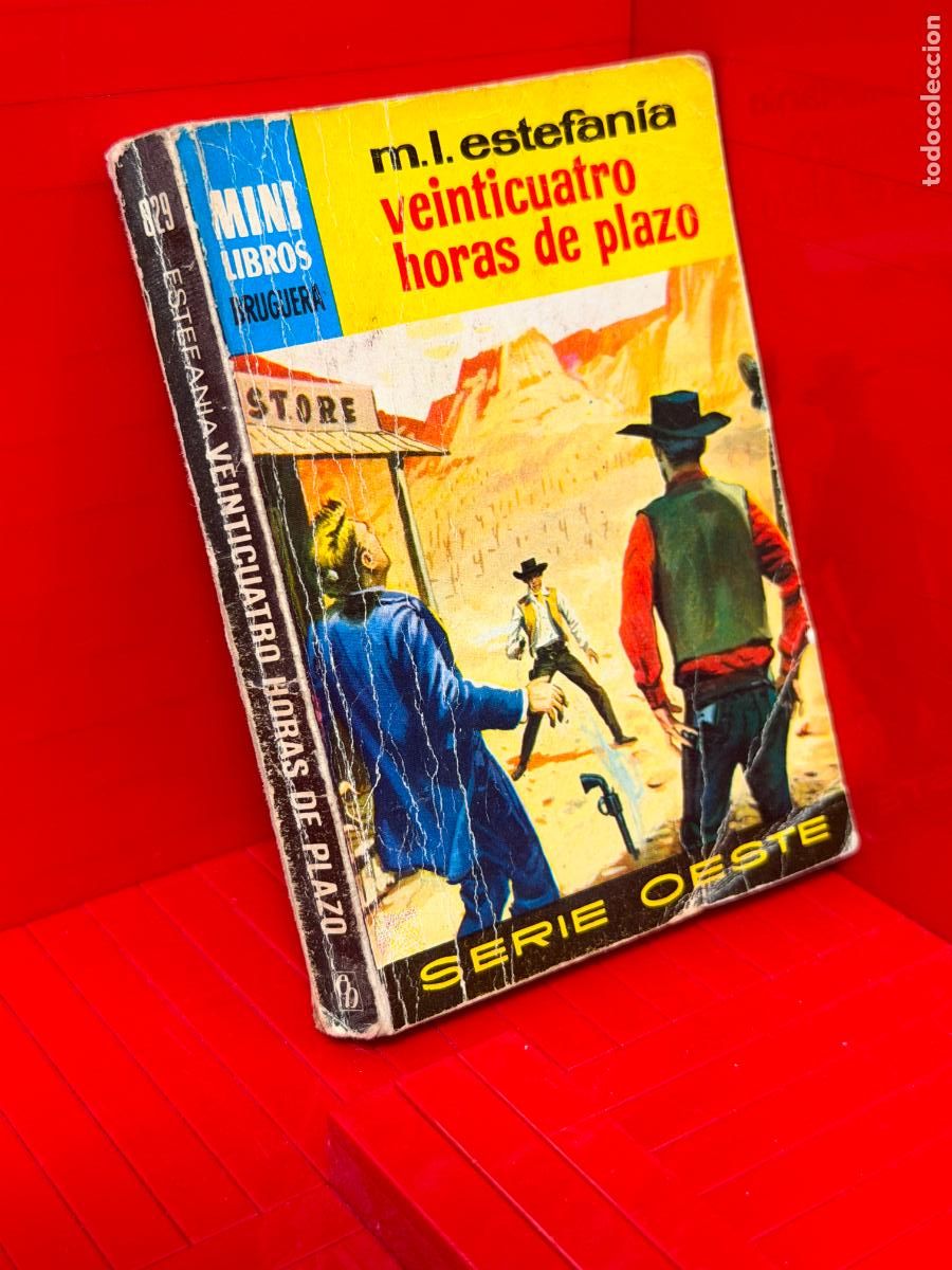 Livros em segunda m&atilde;o: 24 HORAS DE PLAZO - M.L. ESTEFANIA - ED. BRUGUERA - MINI LIBROS BRUGUERA - N&ordm; 829