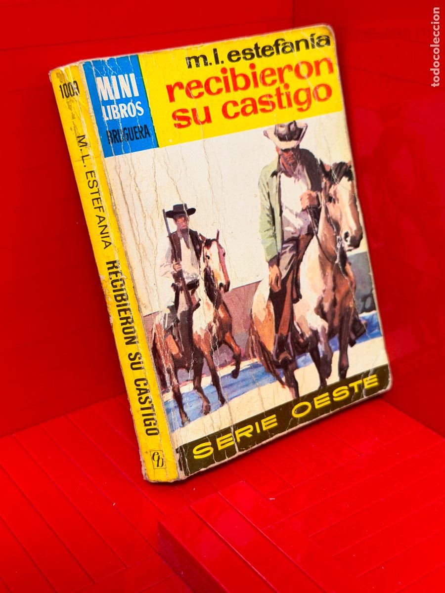 Livros em segunda m&atilde;o: RECIBIERON SU CASTIGO - M.L. ESTEFANIA - ED. MINI LIBROS PREGUERA - MINI LIBROS BRUGUERA - No 1003