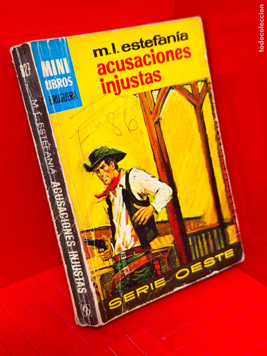 Livros em segunda m&atilde;o: ACUSACIONES INJUSTAS - M.L. ESTEFANIA - ED. MINA LIBROS - MINI LIBROS BRUGUERA - No 427