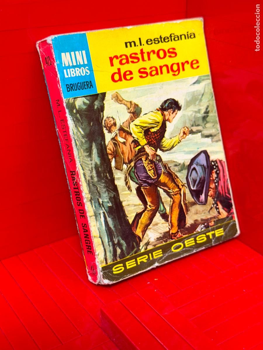 Gebrauchte B&uuml;cher: ROSTROS DE SANGRE - M. L. ESTEFANIA - ED. BRUGUERA - MINI LIBROS BRUGUERA - N&ordm; 423