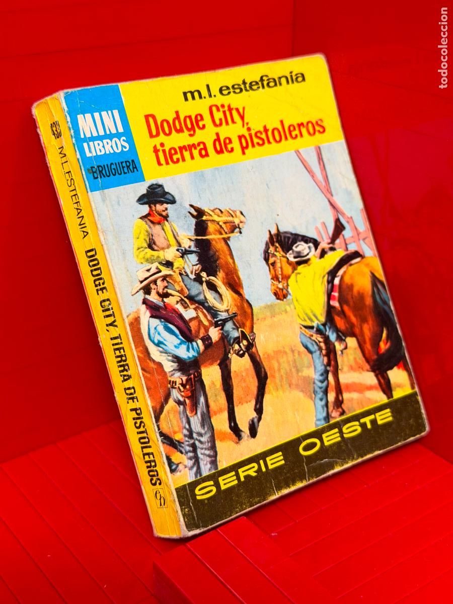 Livros em segunda m&atilde;o: DODGE CITY, TIERRA DE PISTOLEROS - M.L. ESTEFANIA - ED. BRUGUERA - MINI LIBROS BRUGUERA - N&ordm; 433