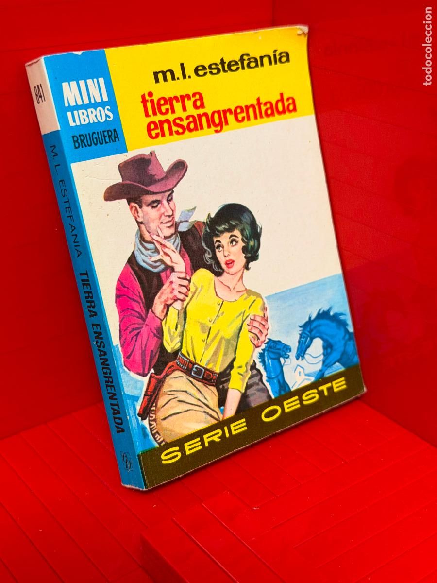 Libros de segunda mano: TIERRA ENSANGRENTADA - M. L. ESTEFANIA - ED. BRUGUERA - MINI LIBROS BRUGUERA - No 841