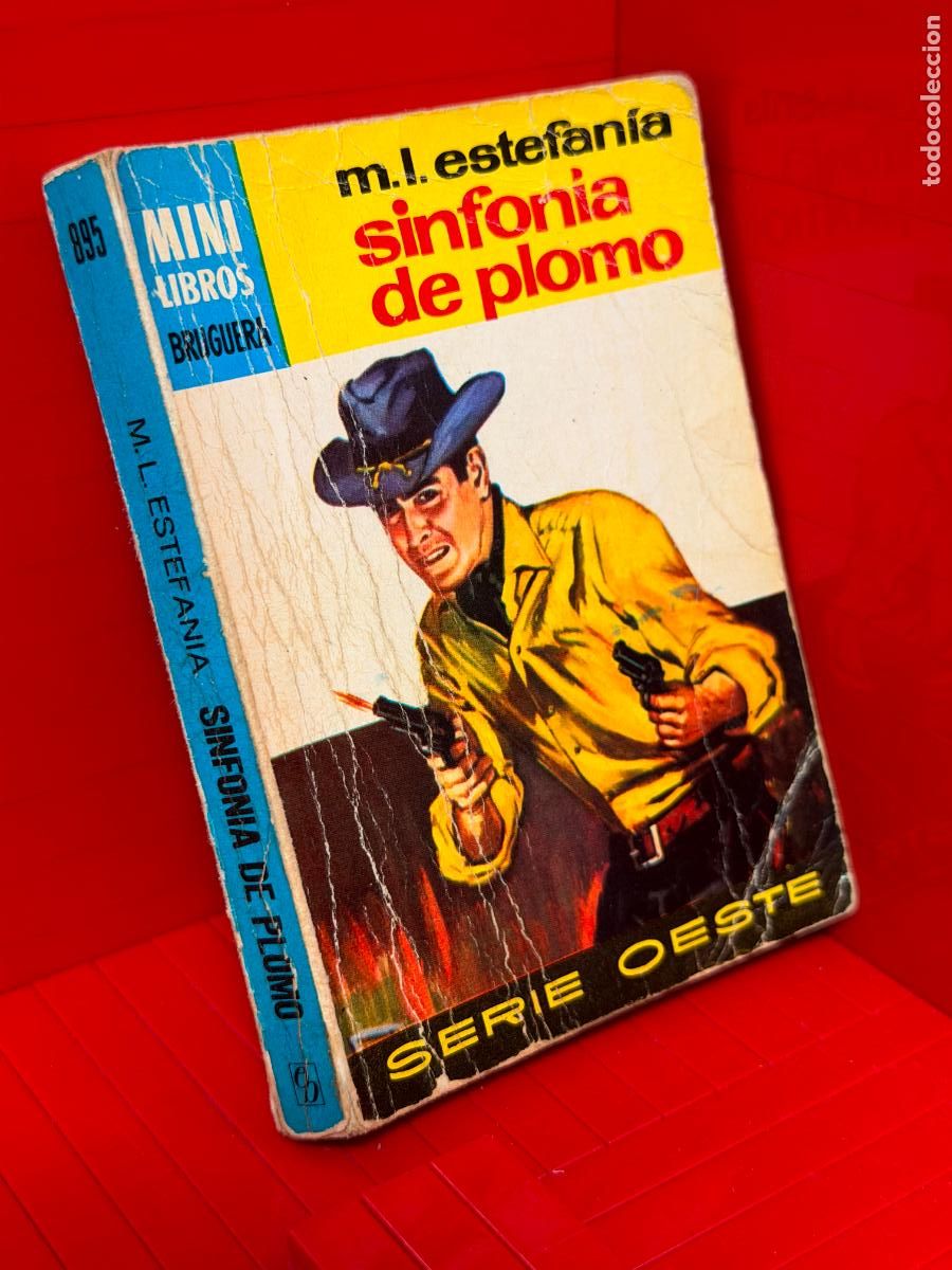 Libros de segunda mano: SINFONIA DE PLOMO - M. L. ESTEFANIA - ED. BRIGUERA - MINI LIBROS BRUGUERA - No 895