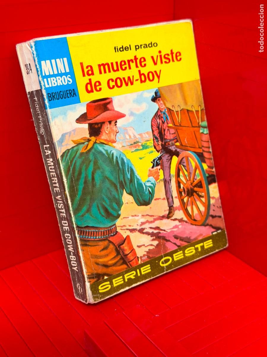 Libros de segunda mano: LA MUERTE VISTE DE COWBOY - FIDEL PRADO - ED. BRUGUERA - MINI LIBROS BRUGUERA - No 394