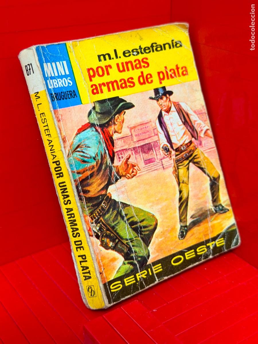 Libros de segunda mano: POR UNAS ARMAS DE PLATA - M. L. ESTEFANIA - ED. BRUGUERA - MINI LIBROS BRUGUERA - No 871