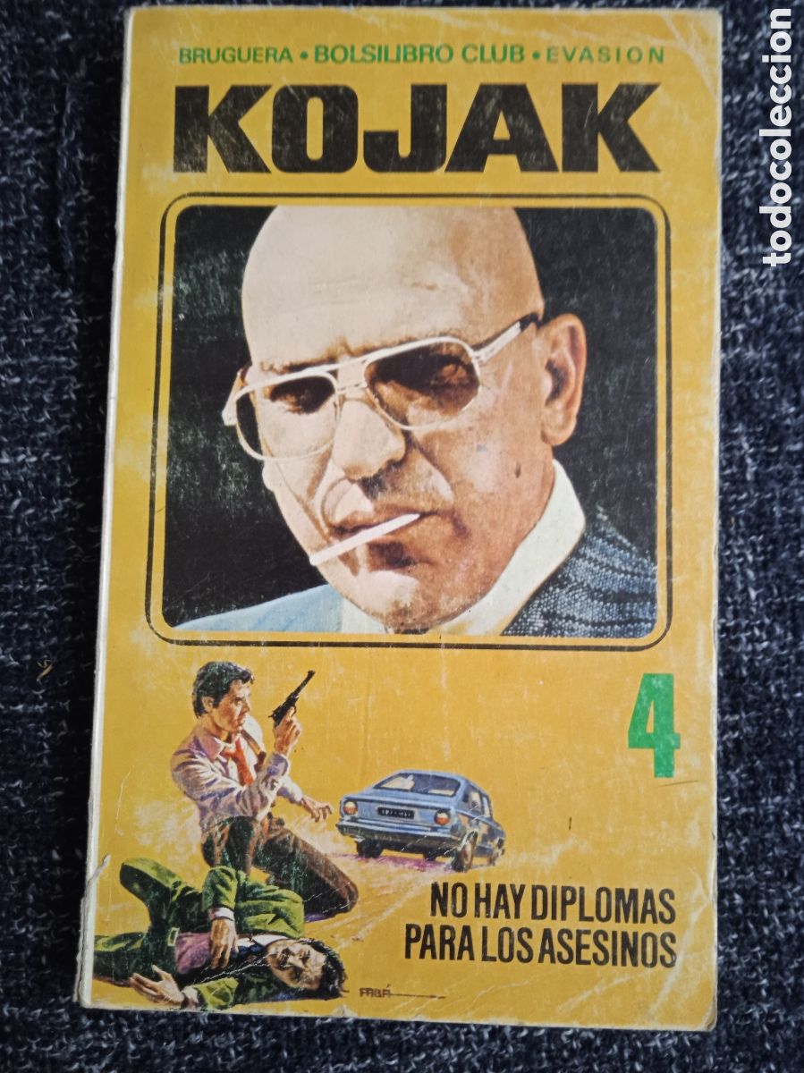 Livros em segunda m&atilde;o: KOJAK N&ordm; 4 NO HAY DIPLOMAS PARA LOS ASESINOS -ED. BRUGUERA -SERIE TV