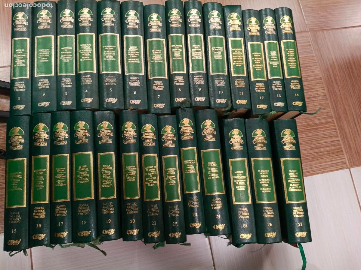 Libros de segunda mano: Agatha Christie Obras Completas. 27 tomos (completa). Orbis, 1987.