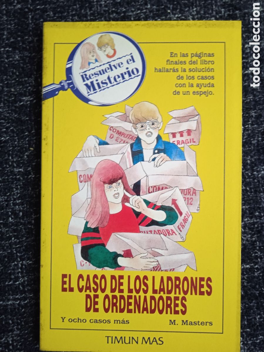 Libros de segunda mano: RESUELVE EL MISTERIO N&ordm; 5 EL CASO DE LOS LADRONES DE ORDENADORES. / M. MASTERS. - LIBRO JUEGO
