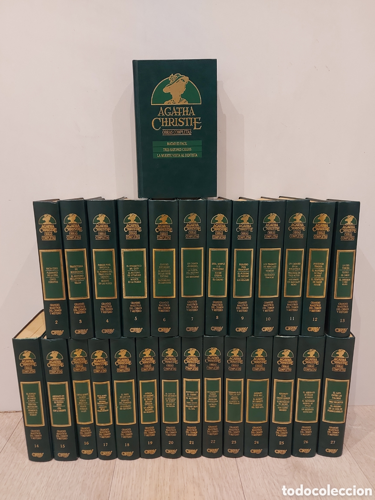 Libros de segunda mano: Agatha Christie Obras Completas. 27 tomos (completa). Orbis, 1987.