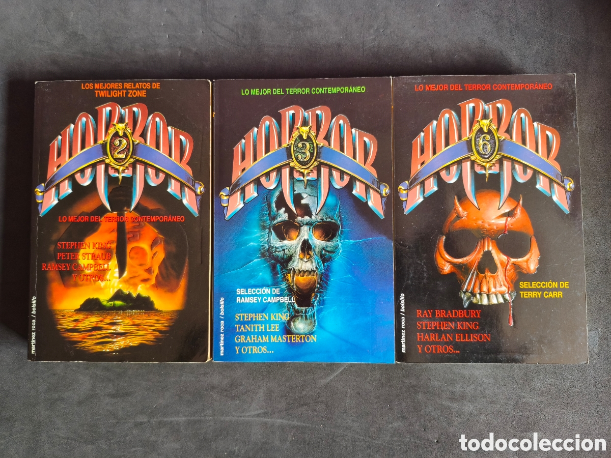 Libros de segunda mano: Lote Horror Mart&iacute;nez Roca lo mejor del terror