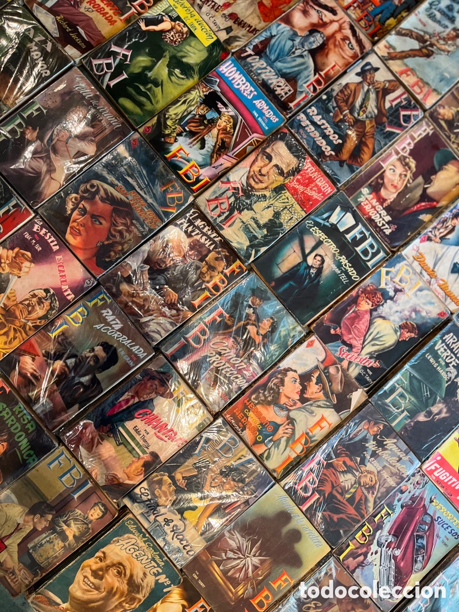 Libros de segunda mano: 105 Novelas FBI en buen estado