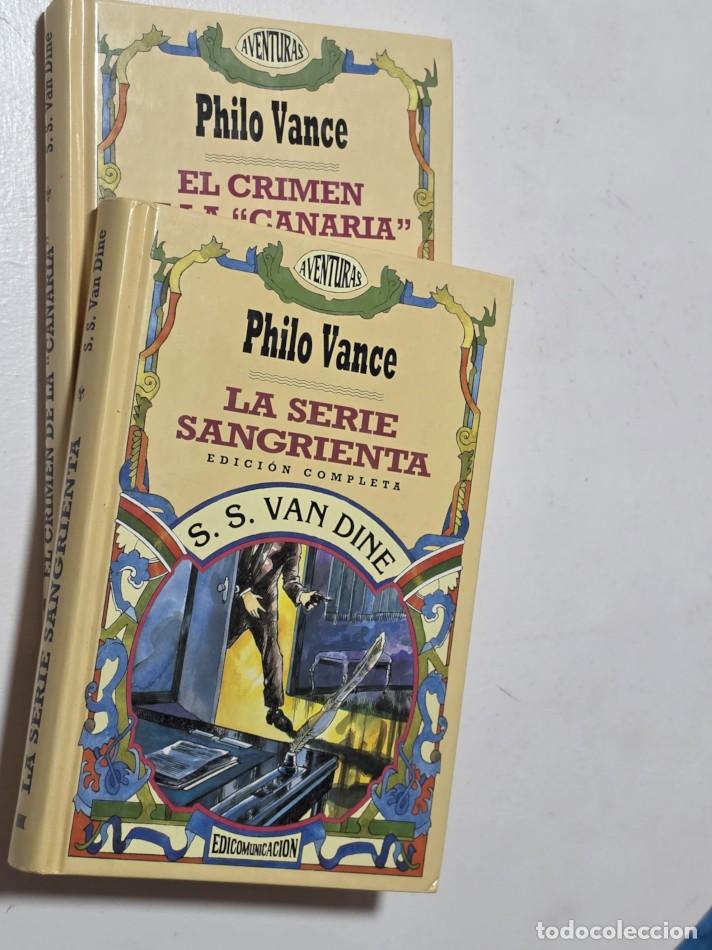 Libros de segunda mano: PACK 2. LA SERIE SANGRIENTA - EL CRIMEN DE LA CANARIA - VANCE, Philo