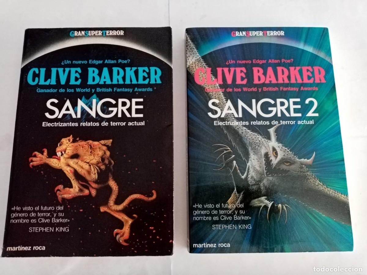 Libros de segunda mano: SANGRE 1 y 2 . Clive Barker ( MARTINEZ ROCA )