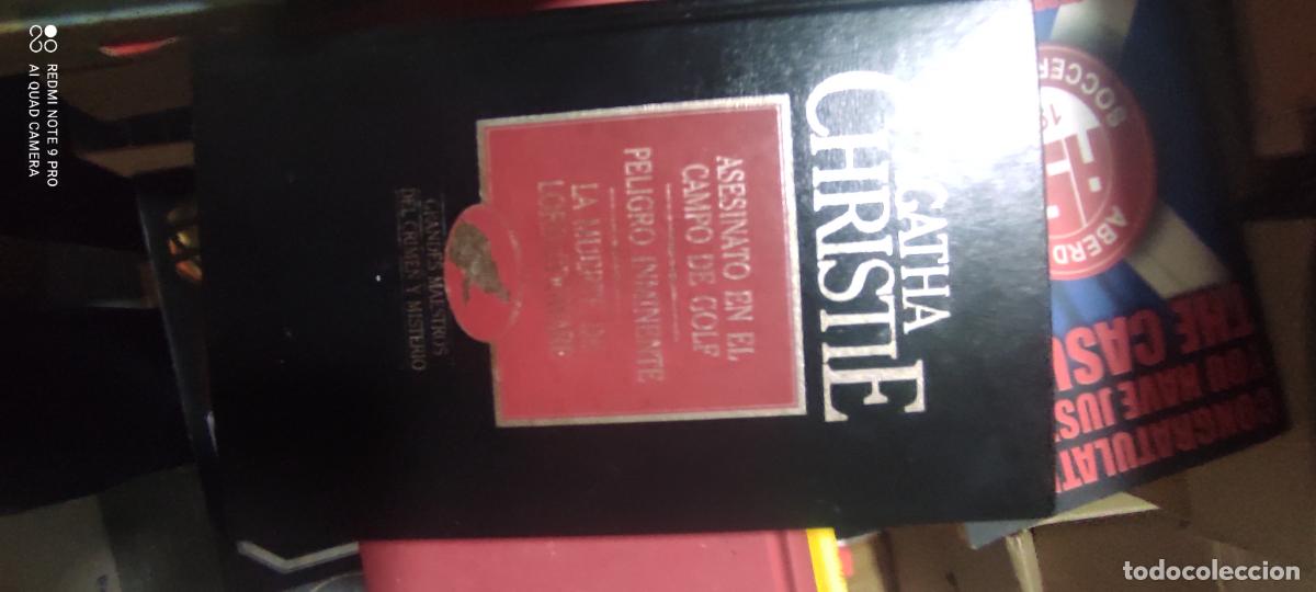 Libros de segunda mano: AGATHA CHRISTIE ASESINATO EN EL CAMPO DE GOLF, PELIGRO INMINENTE, LA MUERTE DE LORD EDGWARE 1984