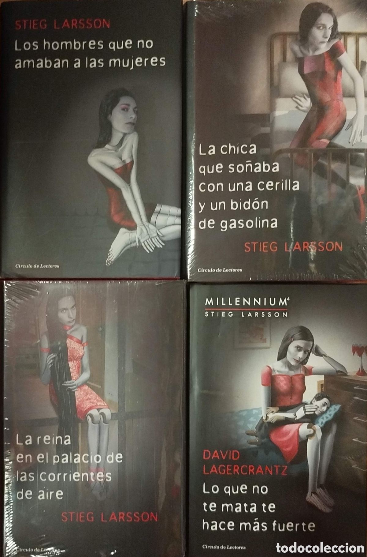 Libros de segunda mano: Millennium. Stieg Larsson/David Lagercrantz. C&iacute;rculo de Lectores. 4 vol&uacute;menes. 2008-2015.