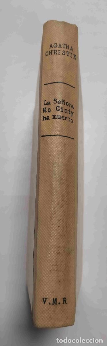 Libros de segunda mano: Agatha Christie. La se&ntilde;ora McGinty ha muerto. 1956