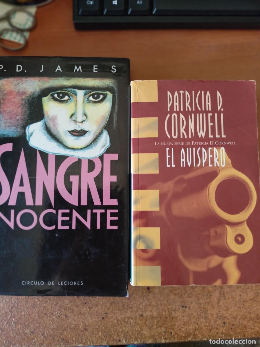 Libros de segunda mano: Lote 2 libros; El Avispero - Patricia D. Cornwell y Sangre Inocente - P.D. James