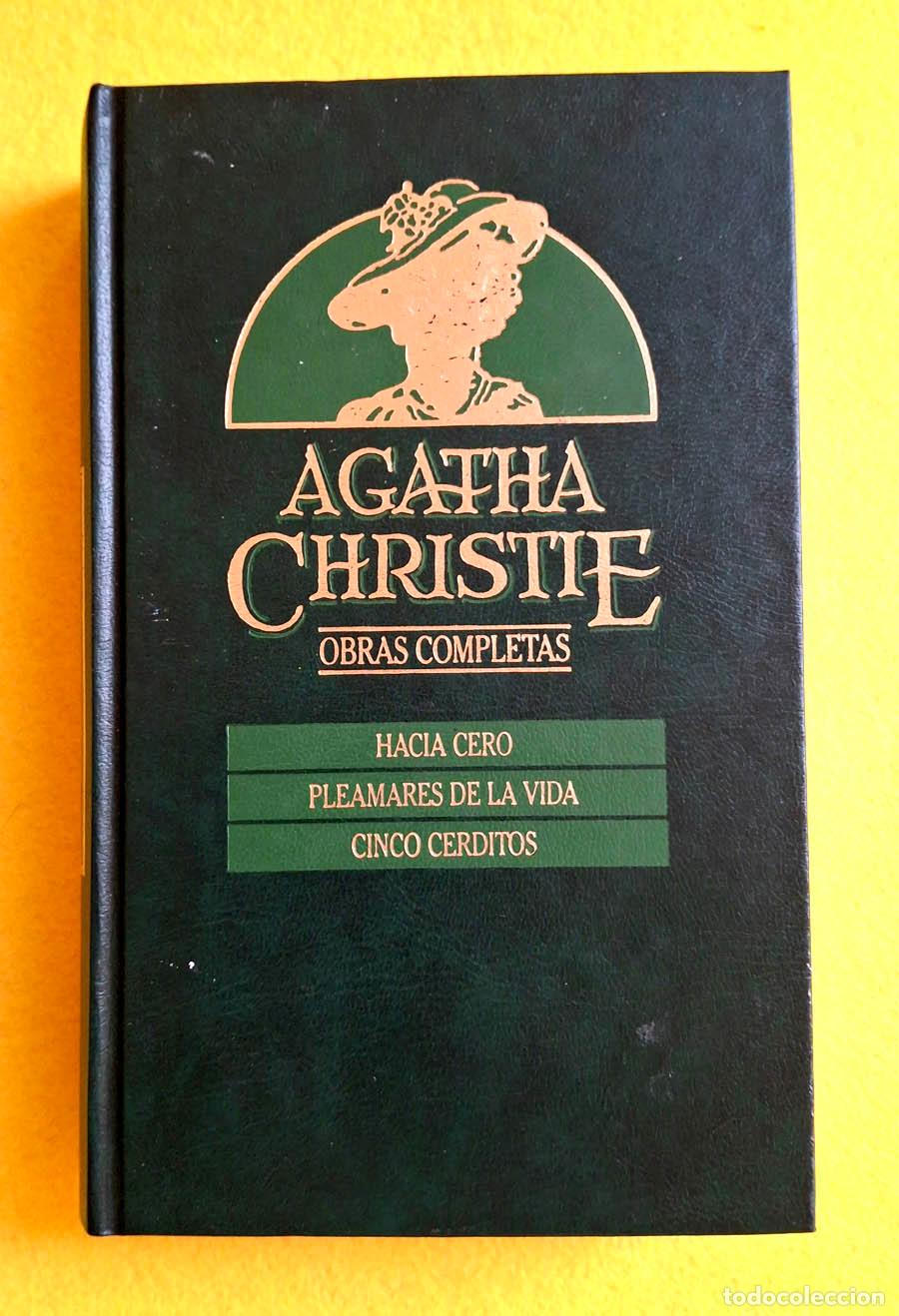 Libros de segunda mano: 2.- Hacia cero, Pleamares de la vida y Cinco cerditos, Obras Completas de Agatha Christie