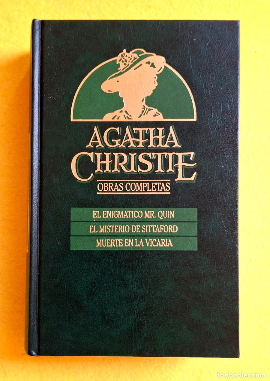 Libros de segunda mano: 5.- El enigm&aacute;tico Mr. Quin, El misterio de Sittaford y Muerte en la Vicar&iacute;a, Obras Completas de Agat