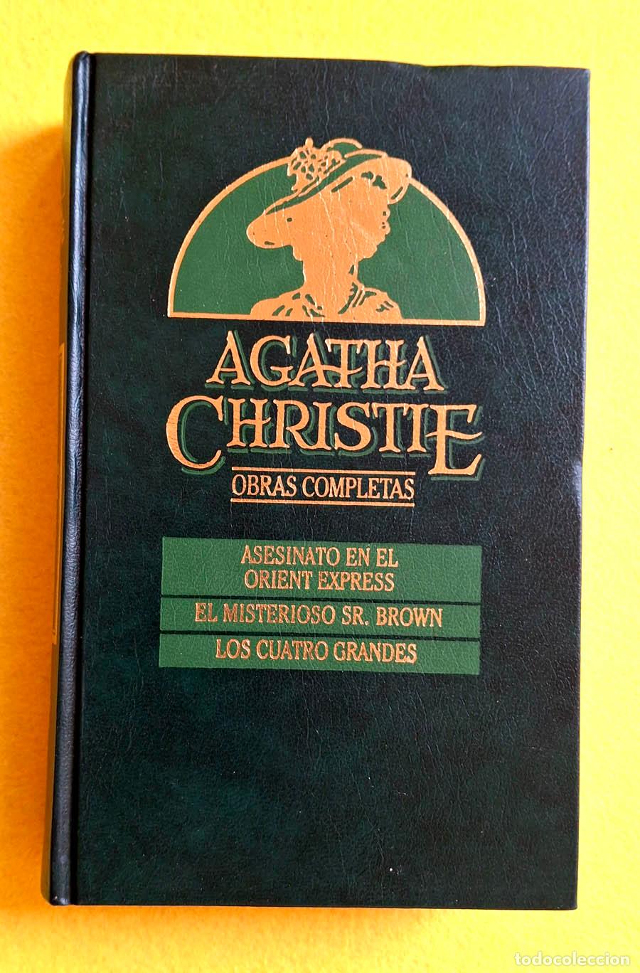 Libros de segunda mano: 25.- Asesinato en el Orient Express, El misterioso Sr. Brown y Los cuatro grandes, Obras Completas d