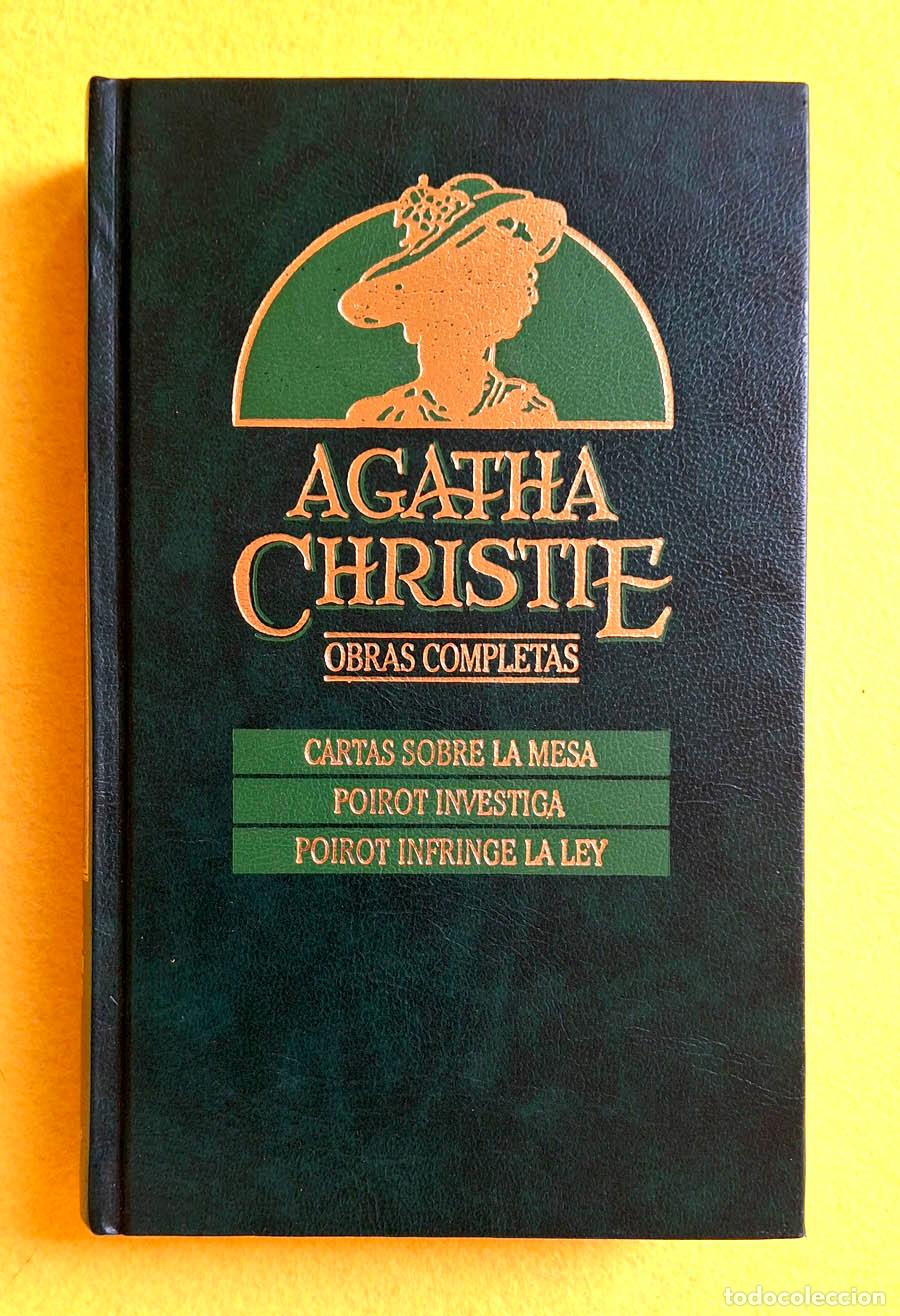 Libros de segunda mano: 16.- Cartas sobre la mesa, Poirot investiga y Poirot infringe la ley, Obras Completas de Agatha Chri