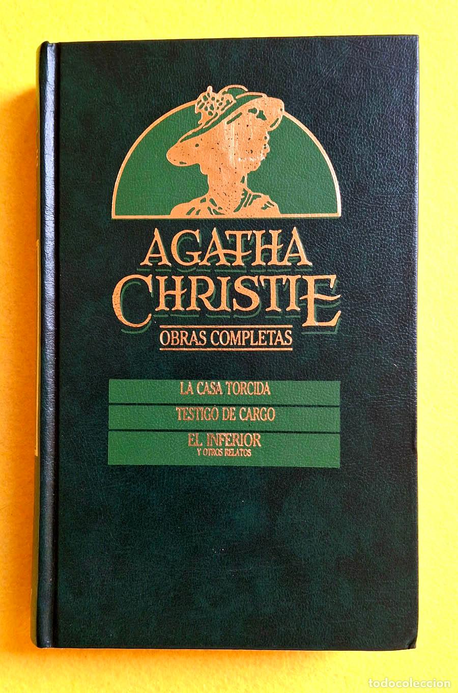 Libros de segunda mano: 13.- La casa torcida, Testigo de cargo y El inferior y otros relatos, Obras Completas de Agatha Chri